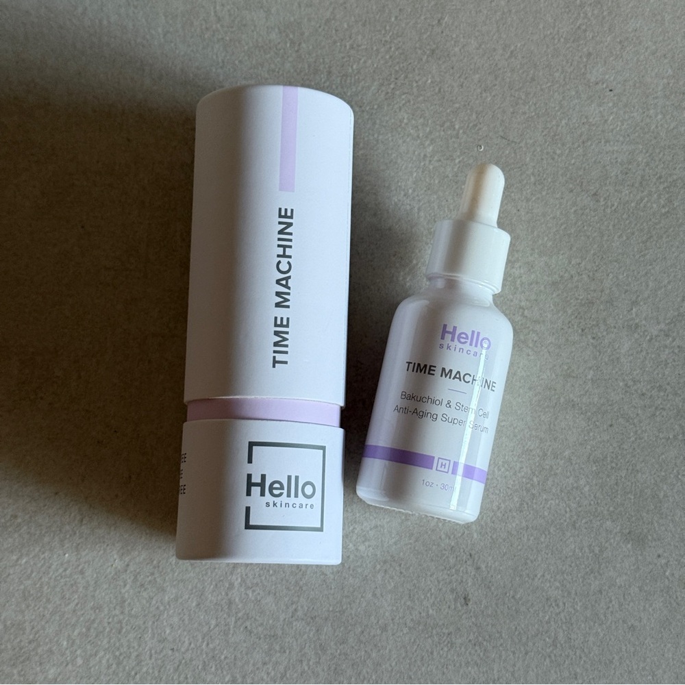 Hello Skincare Time Machine Bakuchiol Anti-Aging Serum 1oz New